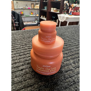 NWOB Pūrlisse Pumpkin Chai Latte Cleansing Balm Set Full and Travel Sized